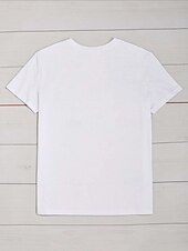 abordables T-shirt Animaux-T-shirt femme 100% coton quotidien stylé décontracté manches courtes blanc été