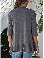 economico Cardigan e capispalla-cappotto maglione blu