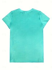 ieftine Tricou cu animale-tricou dama elegant imprimeu casual maneca scurta topuri obisnuite decolteu zilnic verde vara