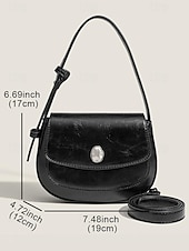 olcso Keresztpántos táskák-elegáns fehér bőr válltáska nőknek - stílusos kis crossbody táska alkalmi és formális ruhákhoz