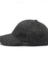 preiswerte Baseballkappe für Herren-Herren Cap Basecap Sonnenhut Kappe Schwarz Kaffee Polyester Modisch Brautkleider schlicht Strasse Täglich Glatt Einstellbar Sonnenschutz Atmungsaktiv