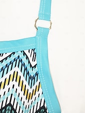 preiswerte Bikini-Sets-Damen Badeanzug Bikinis Bademode Urlaub Geometrisch Gestreift Ärmellos Badeanzüge