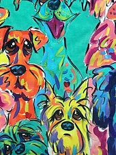 ieftine Tricou cu animale-tricou dama elegant imprimeu casual maneca scurta topuri obisnuite decolteu zilnic verde vara