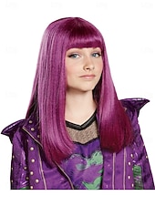 billige Filmkarakter parykker-jentes etterkommere 2 mal isle look parykk halloween cosplay festparykker