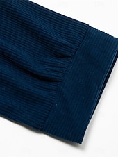 cheap Casual Henley Tee-Men&#039;s Corduroy Shirt Henley Shirt Tee Long Sleeve Solid Color Plain Fashion Designer Casual Button Up Henley Outdoor Casual Daily Summer Fall Winter Retro Red Black White Henley T-Shirt