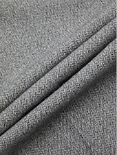 abordables Costumes formels-costumes à chevrons en tweed pour hommes 3 pièces vintage rétro grande taille couleur unie coupe ajustée simple boutonnage deux boutons marron bordeaux bleu marine foncé vert automne/hiver