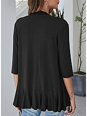 economico Cardigan e capispalla-cappotto maglione blu