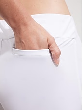 billiga Kvinnors golfkläder-Dam Golfshorts Vit Shorts Golfkläder för damer Kläder Outfits Bär kläder