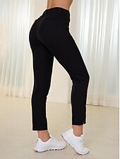 cheap Women's Golf Clothing-Women's Golf Pants 28inch Slim-Fit Stretch Ankle Pants Navy Black Pants / Trousers Ladies Golf Attire Clothes Outfits Wear Apparel