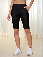 billiga Kvinnors golfkläder-Dam Golfshorts Marin Svart Shorts Golfkläder för damer Kläder Outfits Bär kläder