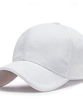 ieftine Şapcă de baseball pentru bărbaţi-Bărbați Șapcă de baseball Palarie de soare Căciulă de camioner Negru Alb Poliester Modă Casual Stradă Zilnic camuflaj Simplu Ajustabile Cremă Cu Protecție Solară Respirabil