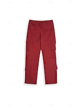 preiswerte Cargohose für Damen-Damen Cargo-Hosen Weites Bein Hosen Hose Aktiv Streetwear Lässig Volle Länge Mittlere Taille Einfach Reißverschluss Tasche Mehrere Taschen Atmungsaktivität Bequem Mikroelastisch Outdoor Straße