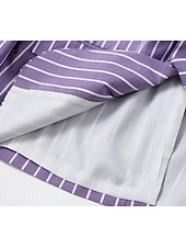 halpa Miesten Klassiset Bleiserit-Miesten Valmistujaiset Bleiseri Muodollinen iltajuhla Hääjuhla Syntymäpäiväjuhlat Muoti Vapaa-aika 봄 &amp; Syksy 95% polyesteriä 5% spandexia Raita Tasku Rento / arki Yksirivinen Bleiseri Punastuvan