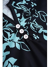 halpa Boho-mekot-Naisten mini mekko pieni mekko t-paita mekko tee mekko aurinkomekko kesä mekko aktiivinen muoti katumuoti ulkoilu loma katu säännöllinen istuvuus kukka lehti ilman hihaa halkiopääntie valkoinen