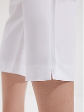 billiga Kvinnors golfkläder-Dam Golfshorts Vit Shorts Golfkläder för damer Kläder Outfits Bär kläder