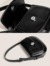 olcso Keresztpántos táskák-elegáns fehér bőr válltáska nőknek - stílusos kis crossbody táska alkalmi és formális ruhákhoz
