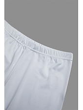 billiga Enkla Leggings-Dam Yogabyxor Solskydd Magkontroll Rumplyft Hög midja Yoga Kondition Gymträning Caprileggings Underdelar Violett Svart Vit sporter Sportkläder Hög Elasisitet Mager