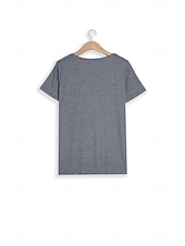 お買い得  プレーンTシャツ-バレンタイン女性用ハートTシャツ 基本的なレギュラートップス 短袖 Vネック プリント レギュラーフィット バレンタインウィークエンド 赤色 青色 紫色 緑色 灰色