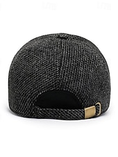 preiswerte Baseballkappe für Herren-Herren Cap Basecap Sonnenhut Kappe Schwarz Kaffee Polyester Modisch Brautkleider schlicht Strasse Täglich Glatt Einstellbar Sonnenschutz Atmungsaktiv