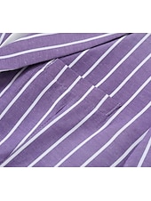 halpa Miesten Klassiset Bleiserit-Miesten Valmistujaiset Bleiseri Muodollinen iltajuhla Hääjuhla Syntymäpäiväjuhlat Muoti Vapaa-aika 봄 &amp; Syksy 95% polyesteriä 5% spandexia Raita Tasku Rento / arki Yksirivinen Bleiseri Punastuvan