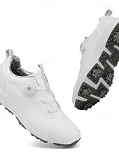 olcso Férfi golfruházat-férfi fehér szürke állítható golfcipő