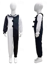 levne Klasický horor-Art the Klaun předvečer Všech svatých Cosplay kostým Maškarní Hrozivější cosplay předvečer Všech svatých Dětské Chlapecké Dívčí předvečer Všech svatých Karneval Plesová maškaráda předvečer Všech