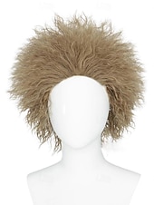 abordables Pelucas de personajes de películas-Cosplay Wigs Blonde Natural Wave Synthetic Hair Short Wigs Women's Wigs For Party
