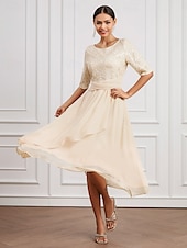 cheap Cocktail Dress-Women&#039;s Plain Dress Midi Dress Polyester Ruched Casual Crew Neck Half Sleeve White Color