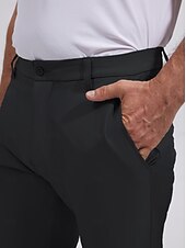 preiswerte Herrengolfkleidung-Herren Golfhose Schwarz Grau Unten Golfkleidung, Kleidung, Outfits, Kleidung