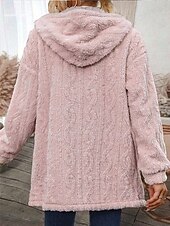 abordables Vestes-Femme Veste décontractée Chaud Confortable Ajustable Mode Couleur unie Athleisure du quotidien Ouvrir le devant Normal Col rabattu Standard manche longue Vêtements d&#039;extérieur Rose Claire Printemps