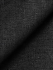 baratos Blazer de linho-Blazer Masculino de Linho Casuais Moda Verão com Cor Sólida Preto Rosa Caqui Ajuste Sob Medida com Botões Duplos