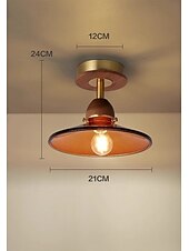 abordables Plafonniers et ventilateurs-Lampe suspendue à LED 3 couleurs source de lumière 1 lumière personnalisée simple rétro rustique éclairage suspendu décoratif pour salle à manger cuisine placard chevet 110-240v