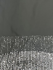 halpa Naisten puseropuvut-Naisten Tyylikäs Muoti Pusero Housut 3/4 hiha Pyöreä kaula-aukko Yhtenäinen väri Paljetti Silmukka Työ Päivittäin Musta Purppura Ruskea Kesä Loose Fit