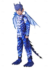 ieftine Costume pentru băieți-Costum Cosplay Aripi Mască balaur Petrecere / Seară Costum Cosplay Pentru copii Băieți Crăciun Zuia Copiilor Mascaradă Petrecere Halloween Mascaradă Îmbrăcați-vă