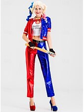 cheap Women&#039;s Costumes-Suicide Squad Joker: Folie à Deux Harley Quinn Costume Adults&#039; Women&#039;s Cosplay Party Masquerade Easy Carnival Costume