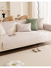 cheap Sofa Cover-Biscuit Plush Soft Non-Slip Couch Cover - Ultra-Comfortable and Cozy Fabric - Non-Slip Backing for Secure Fit - Protects Your Sofa from Spills, Stains, and Wear - Perfect for Enhancing Home Comfort