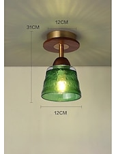abordables Plafonniers et ventilateurs-Lampe suspendue à LED 3 couleurs source de lumière 1 lumière personnalisée simple rétro rustique éclairage suspendu décoratif pour salle à manger cuisine placard chevet 110-240v