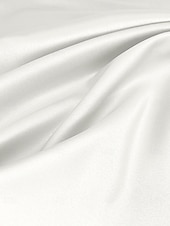 economico Abiti da sposa-Abiti da sposa Abito A-Line V Collo Senza Maniche Lunghezza della Gamba Intera Satin Abiti da Sposa con Applique Colore Solido 2025