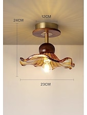 abordables Plafonniers et ventilateurs-Lampe suspendue à LED 3 couleurs source de lumière 1 lumière personnalisée simple rétro rustique éclairage suspendu décoratif pour salle à manger cuisine placard chevet 110-240v