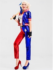 cheap Women&#039;s Costumes-Suicide Squad Joker: Folie à Deux Harley Quinn Costume Adults&#039; Women&#039;s Cosplay Party Masquerade Easy Carnival Costume