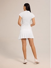 Dámské Turistická polokošile Bílá Bledě růžová Námořnická modř Bez rukávů Vrchní část oděvu Dámské golfové oblečení oblečení oblečení oblečení oblečení levne Dámské golfové oblečení-Dámské Turistická polokošile Bílá Bledě růžová Námořnická modř Bez rukávů Vrchní část oděvu Dámské golfové oblečení oblečení oblečení oblečení oblečení