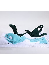 お買い得  動物のコスチューム-きぐるみパジャマ ファンシーコスチューム グループコスチューム アニマル 鮫 カトゥーン あたたか チャーム 面白いコスチューム 子供用 成人 男女兼用(儿童不要选这个) 男女兼用 少年少女 ハロウィーン カーニバル パーティー 性能 部屋着 ドレスアップ