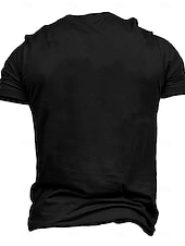 cheap Men&#039;s Funny T shirts-Men&#039;s Rude Offensive Middle Finger T shirt Short Sleeve T shirt 3D Print Crew Neck Shirt Fashion Athleisure Street Sports Outdoor Black White Dark Blue Summer Spring Clothing Apparel S M L XL XXL XXXL