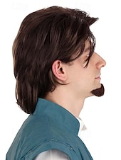 levne Paruky filmových postav-zamotaná paruka flynn rider halloween cosplay party paruky