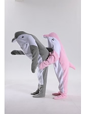 お買い得  動物のコスチューム-きぐるみパジャマ ファンシーコスチューム グループコスチューム アニマル 鮫 カトゥーン あたたか チャーム 面白いコスチューム 子供用 成人 男女兼用(儿童不要选这个) 男女兼用 少年少女 ハロウィーン カーニバル パーティー 性能 部屋着 ドレスアップ