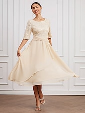 cheap Cocktail Dress-Women&#039;s Plain Dress Midi Dress Polyester Ruched Casual Crew Neck Half Sleeve White Color