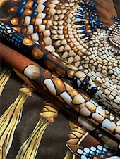 levne Boho tričko-dámské tričko vintage ležérní tisk s dlouhým rukávem běžné topy v krku dovolená víkend armáda zelená šedá jaro podzim