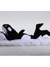 お買い得  動物のコスチューム-きぐるみパジャマ ファンシーコスチューム グループコスチューム アニマル 鮫 カトゥーン あたたか チャーム 面白いコスチューム 子供用 成人 男女兼用(儿童不要选这个) 男女兼用 少年少女 ハロウィーン カーニバル パーティー 性能 部屋着 ドレスアップ