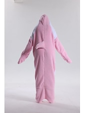 お買い得  動物のコスチューム-きぐるみパジャマ ファンシーコスチューム グループコスチューム アニマル 鮫 カトゥーン あたたか チャーム 面白いコスチューム 子供用 成人 男女兼用(儿童不要选这个) 男女兼用 少年少女 ハロウィーン カーニバル パーティー 性能 部屋着 ドレスアップ