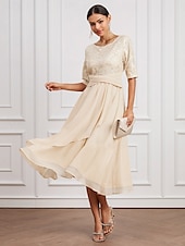 cheap Cocktail Dress-Women&#039;s Plain Dress Midi Dress Polyester Ruched Casual Crew Neck Half Sleeve White Color